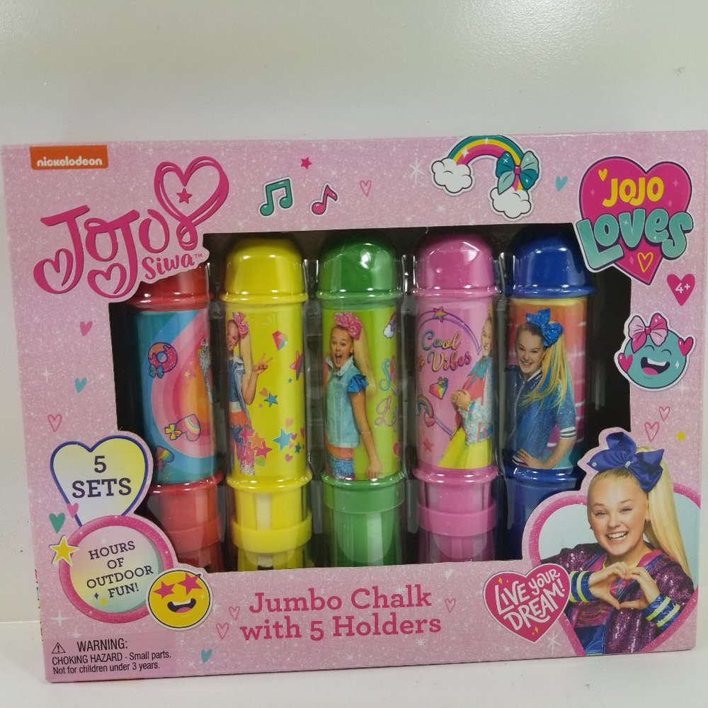 Jo Jo Siwa Jumbo chalk with holders